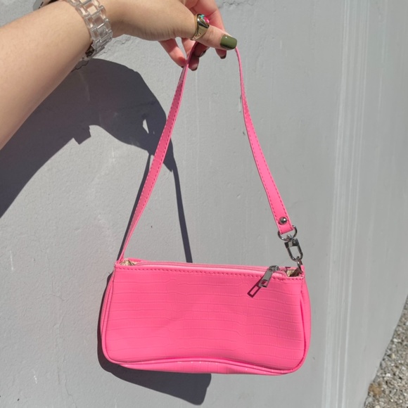 Handbags - y2k hot pink baguette bag baguette purse